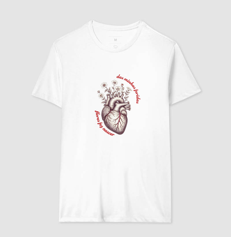 Das minhas feridas Flores fez nascer