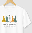 Camiseta Personalizada Natal da Família - 100% Algodão