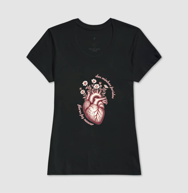 Das minhas feridas Flores fez nascer