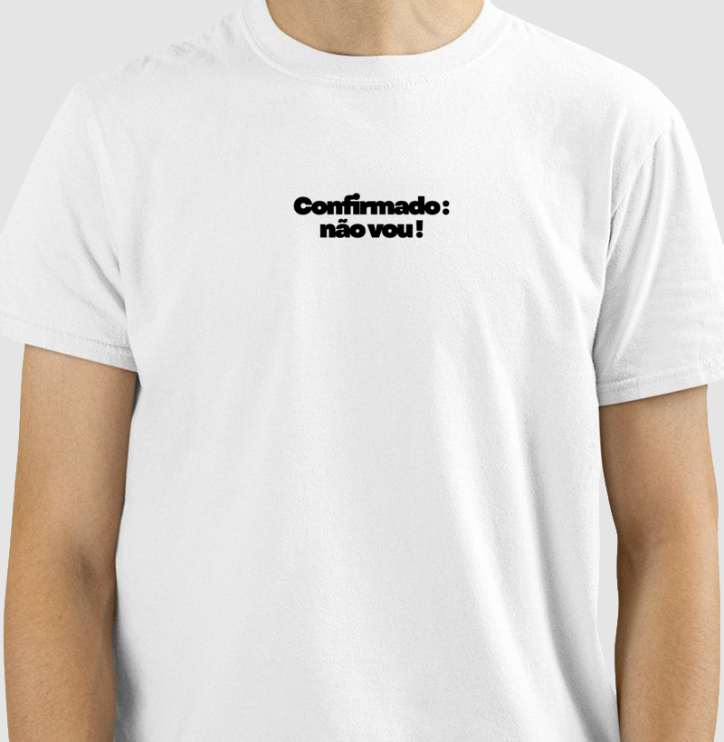 Confirmado: Não vou