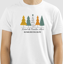 Camiseta Personalizada Natal da Família - 100% Algodão
