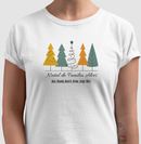 Camiseta Personalizada Natal da Família - 100% Algodão