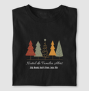 Camiseta Personalizada Natal da Família - 100% Algodão